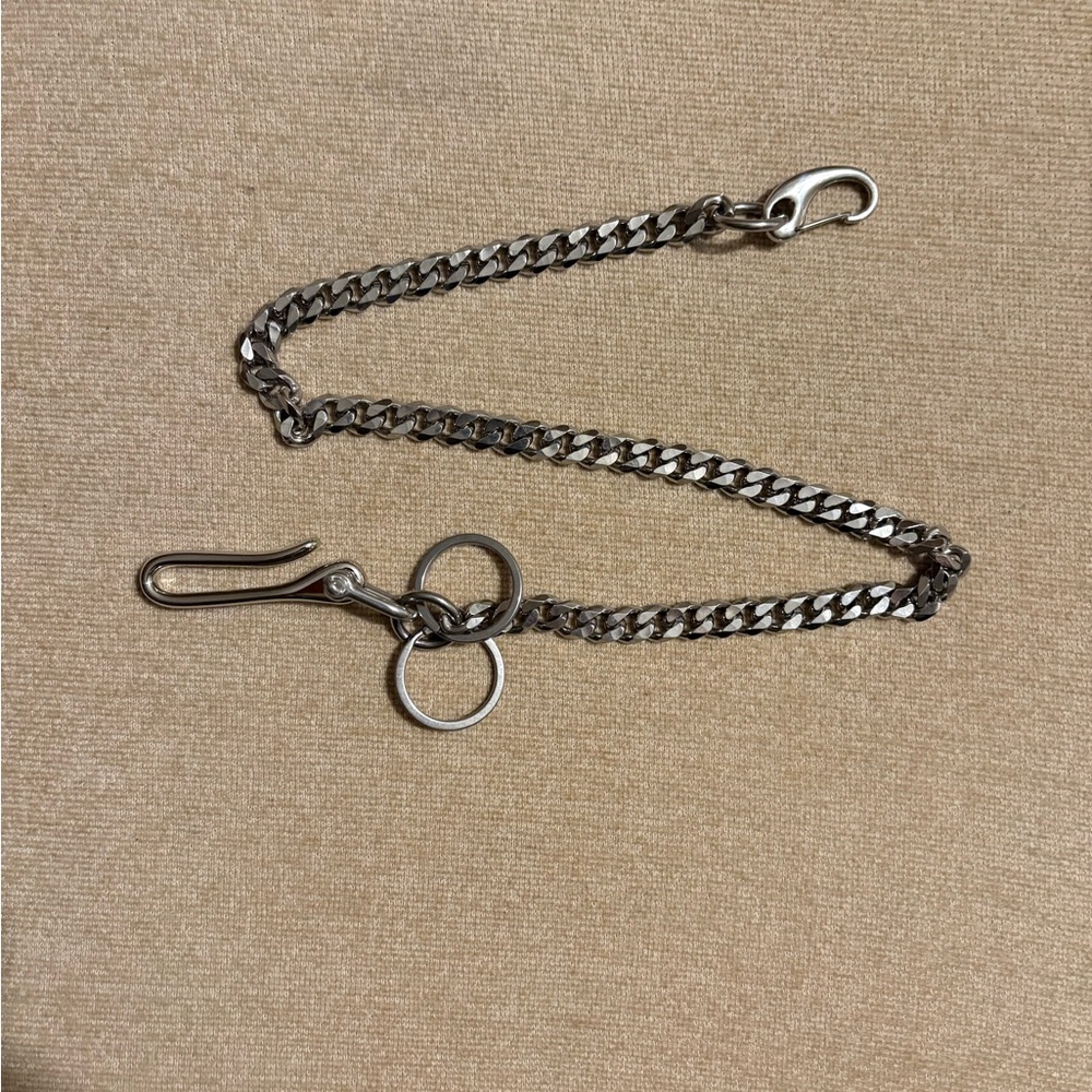 Silver chainlink wallet and Key Holder